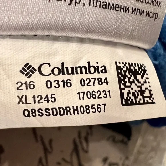 Columbia Full Zipper Fleece Jacket in Blue - Picture 7 of 12